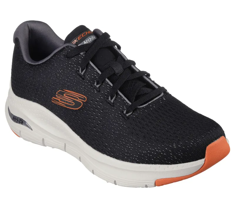 Skechers Arch Fit – Takar – Zwart / Oranje (232601-BKOR)