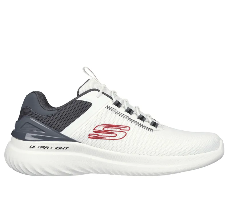 Skechers Bounder 2.0 – Anako – Wit / Houtskool (232673-WCC)