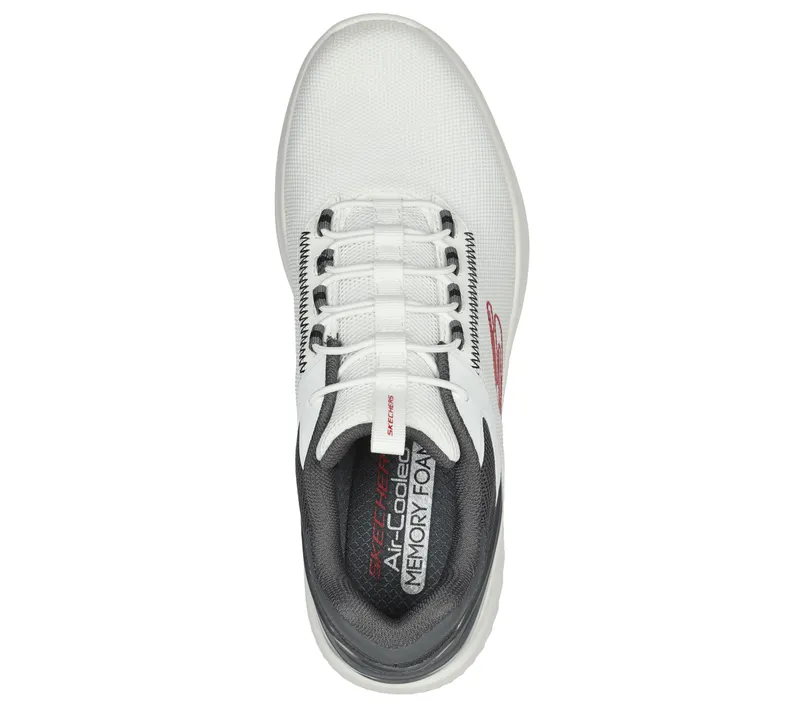 Skechers Bounder 2.0 – Anako – Wit / Houtskool (232673-WCC)