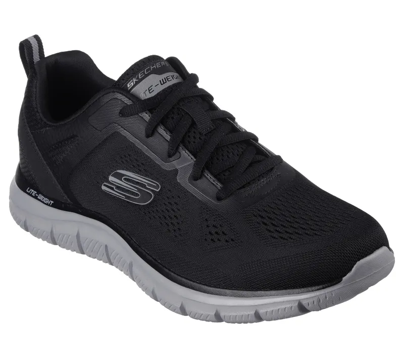 Skechers Track – Broader – Zwart / Houtskool (232698-BKCC)