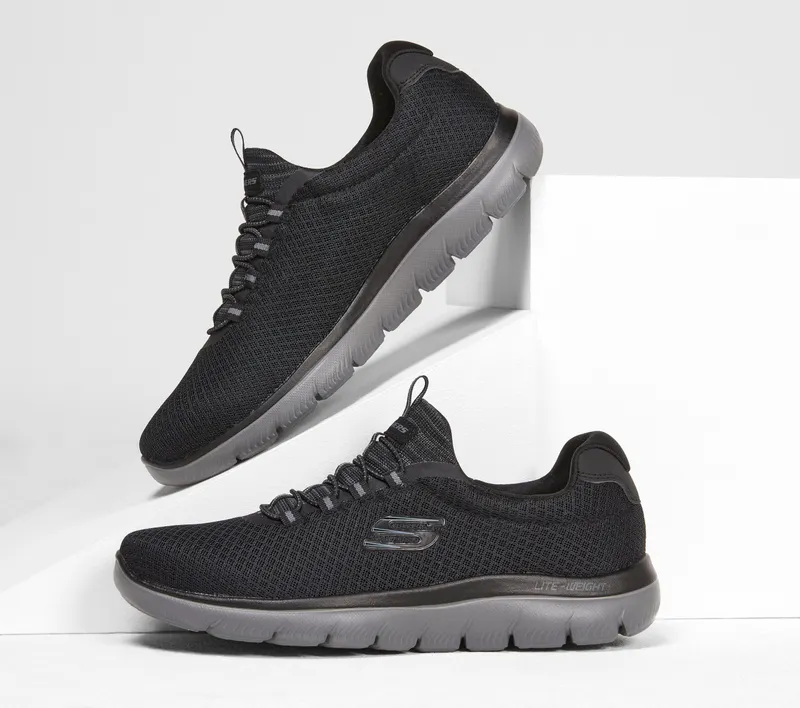 Skechers Summits – Zwart / Houtskool (52811-BKCC)