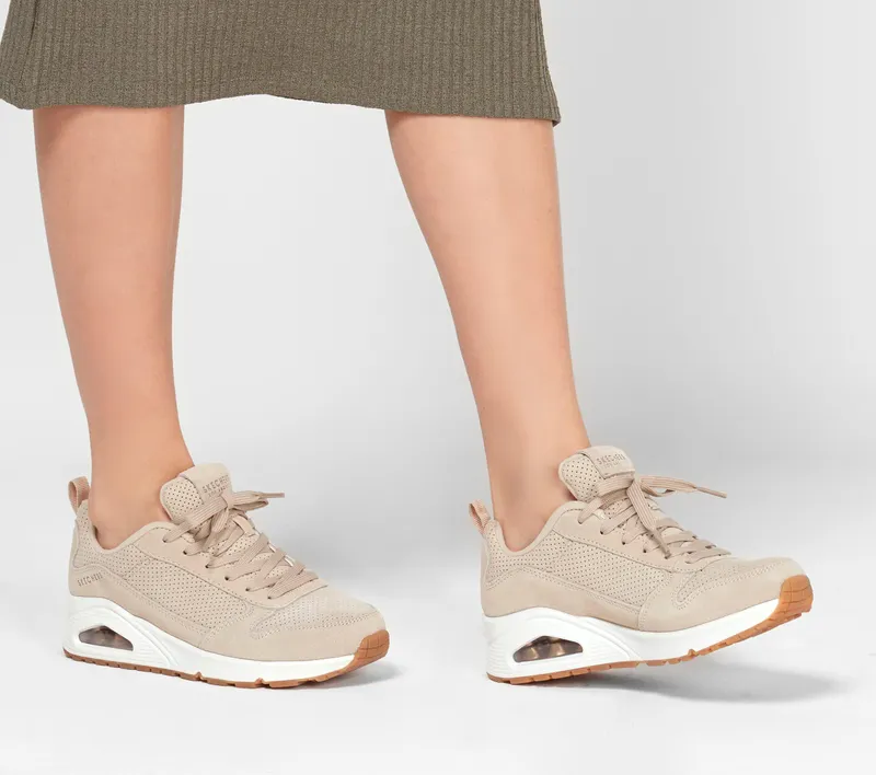 Skechers Uno – Two For The Show – Natuurlijk (73672-NAT)