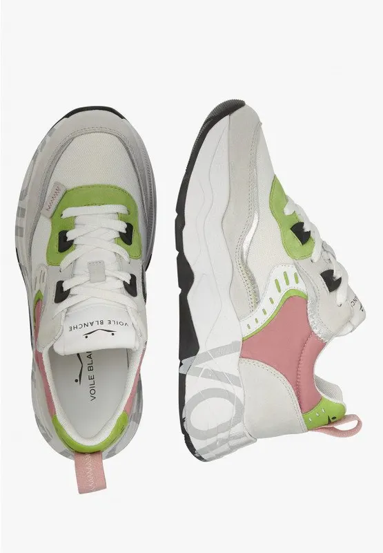 Voile Blanche Club105. White-pink-green (2017475011N04)