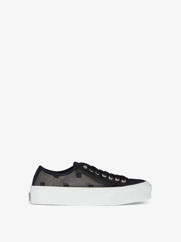 Givenchy City sneakers in 4G transparent mesh (BE001NE1RB-004)