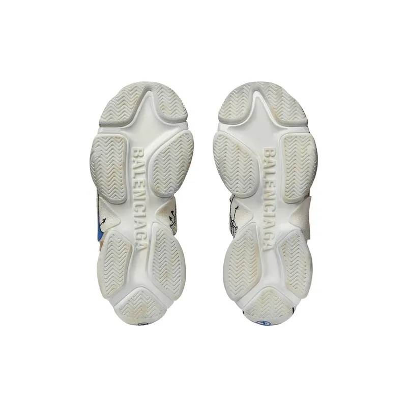 Balenciaga Triple S Sketch Sneaker White (524039W3SRB9014)