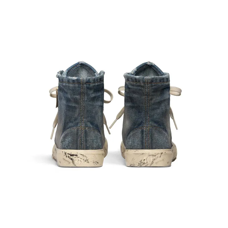 Balenciaga Paris High Top Sneaker Blue (688756W3RCL4090)
