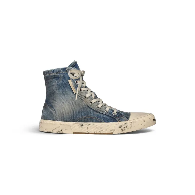 Balenciaga Paris High Top Sneaker Blue (688756W3RCL4090)