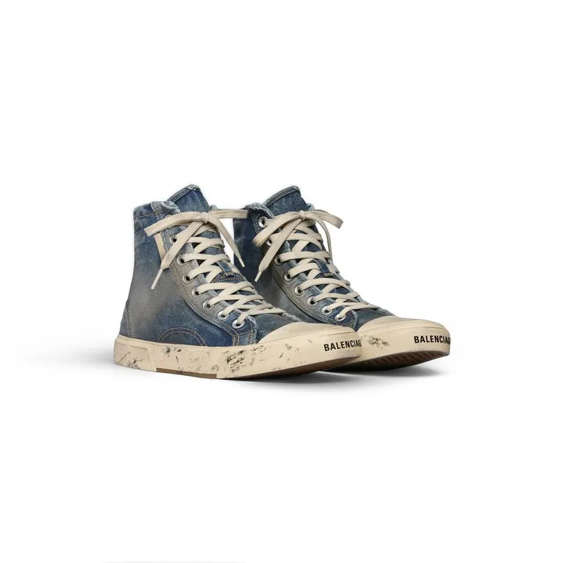 Balenciaga Paris High Top Sneaker Blue (688756W3RCL4090)