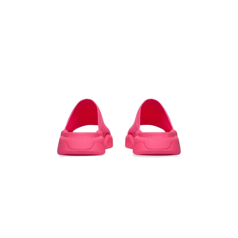 Balenciaga Speed 2.0 Recycled Knit Slide Sandal Fluo Pink (711452W2DBH5051)
