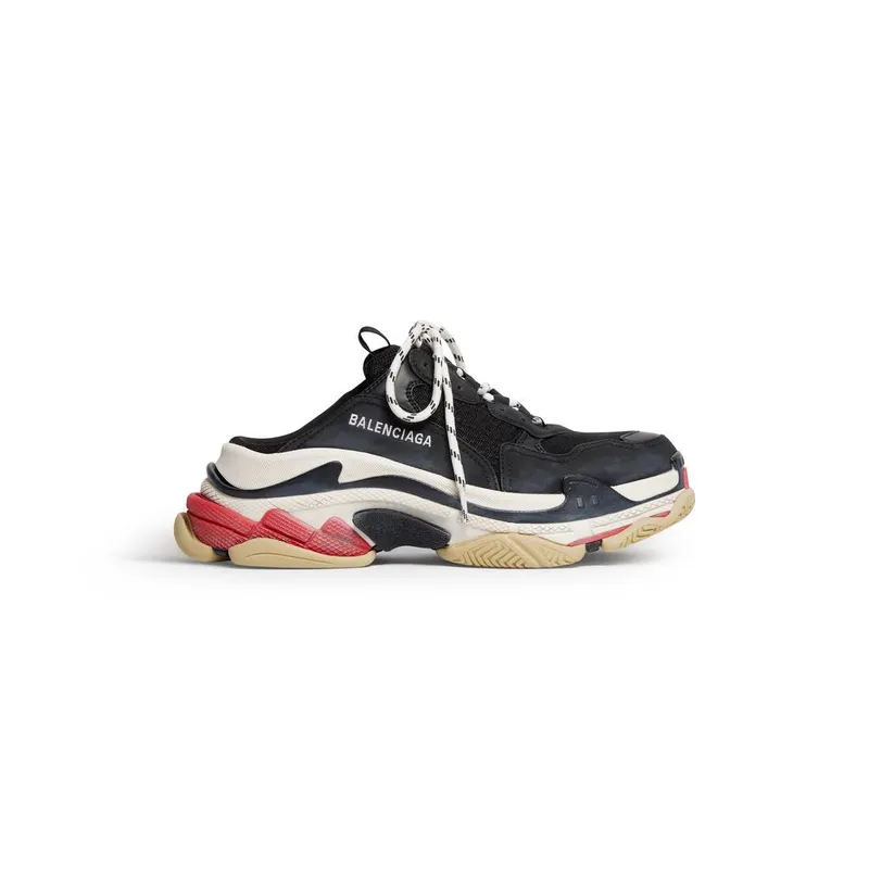 Balenciaga Triple S Mule Black (755687W3SM11096)