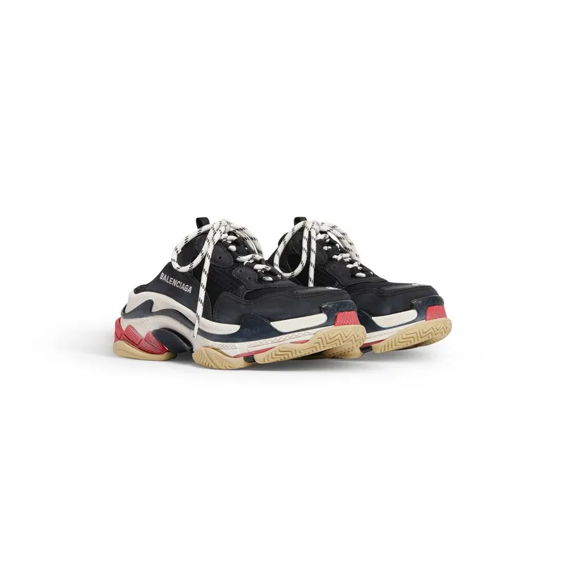 Balenciaga Triple S Mule Black (755687W3SM11096)