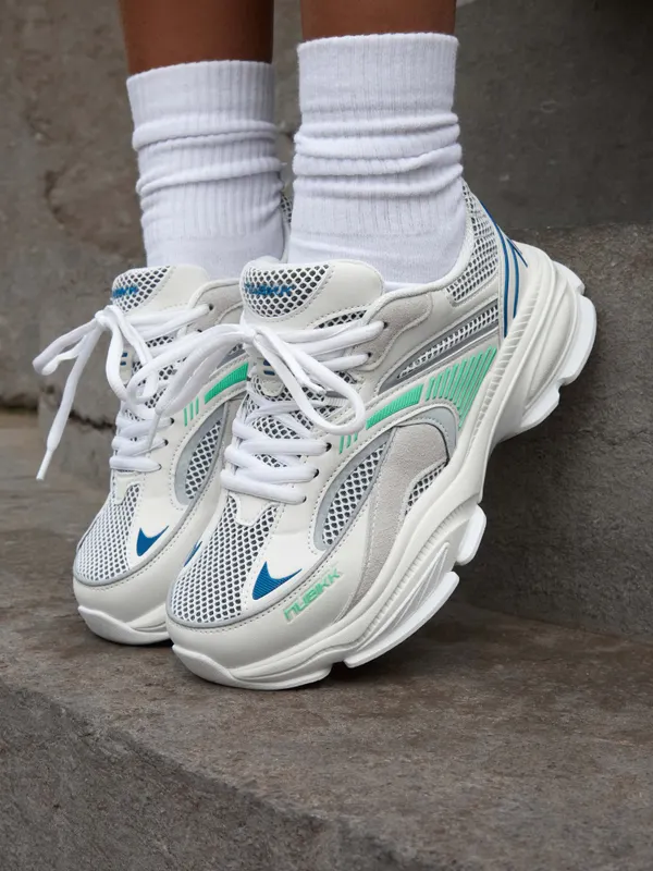 Nubikk Comet Runner Wit, Blauw (210640003)