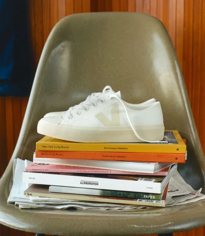 Veja WATA II LOW CANVAS WHITE PIERRE (PL0101401A)
