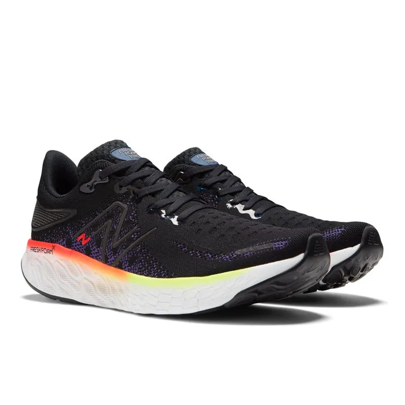 New Balance Fresh Foam X 1080v12 Black / Pixel Green / Electric Purple (M1080V12-40632)