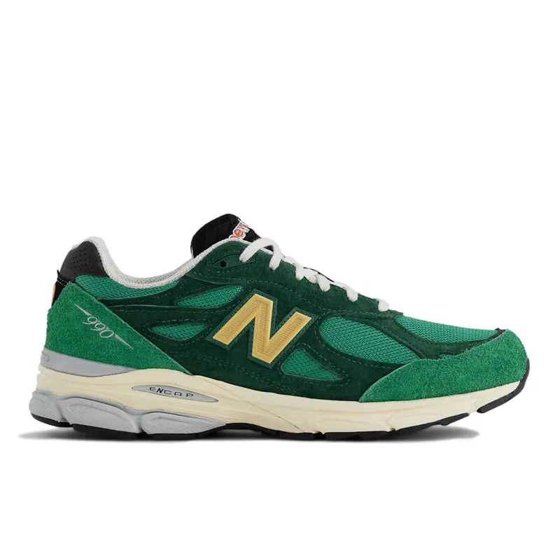 New Balance MADE in USA 990v3 Green / Gold (MR990V3-44743)