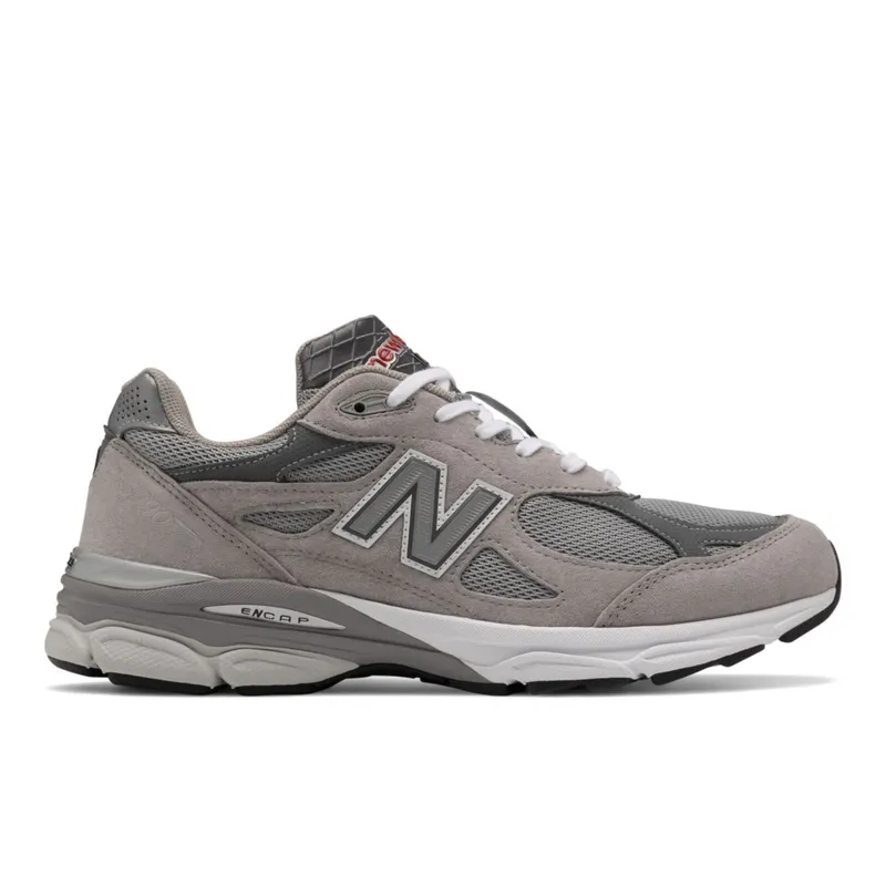 New Balance MADE in USA 990v3 Core Grey / White (MR990V3-37292)