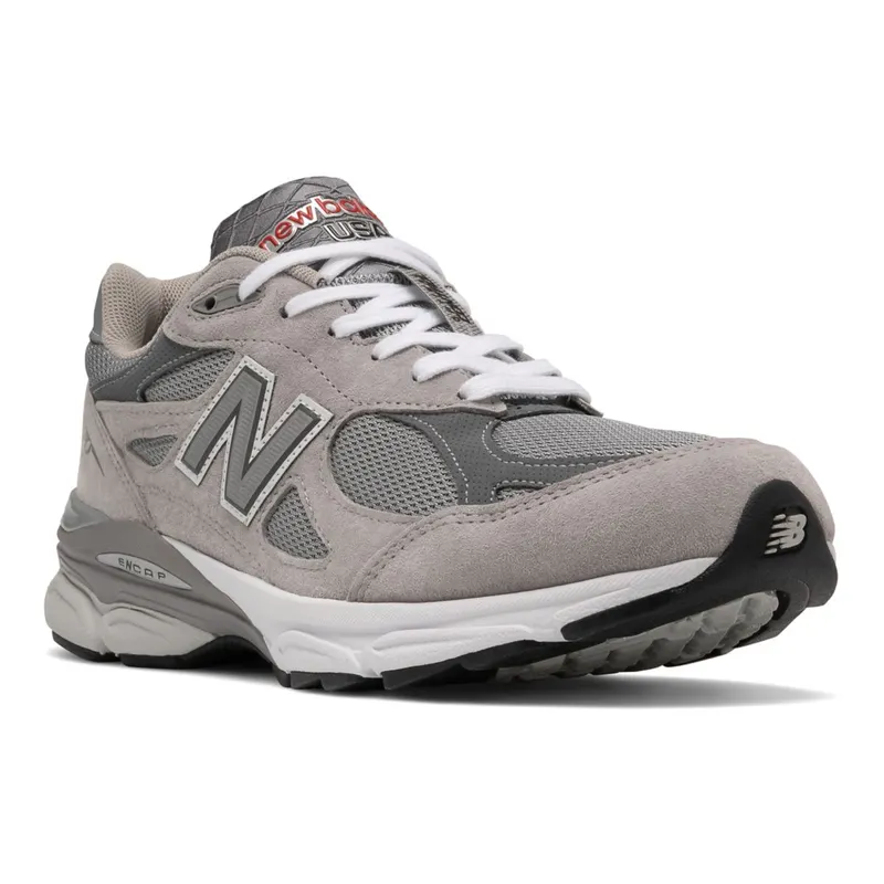New Balance MADE in USA 990v3 Core Grey / White (MR990V3-37292)