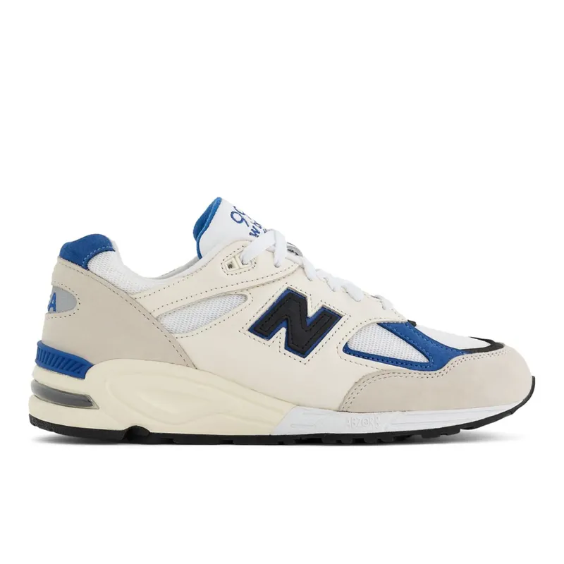New Balance Made in USA 990v2 White / Blue (MR990V2-39746)