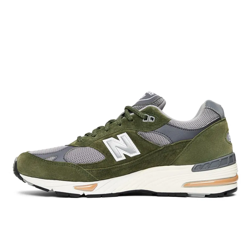 New Balance MADE in UK 991 Green / Grey / Tan (ML991V1-37387)