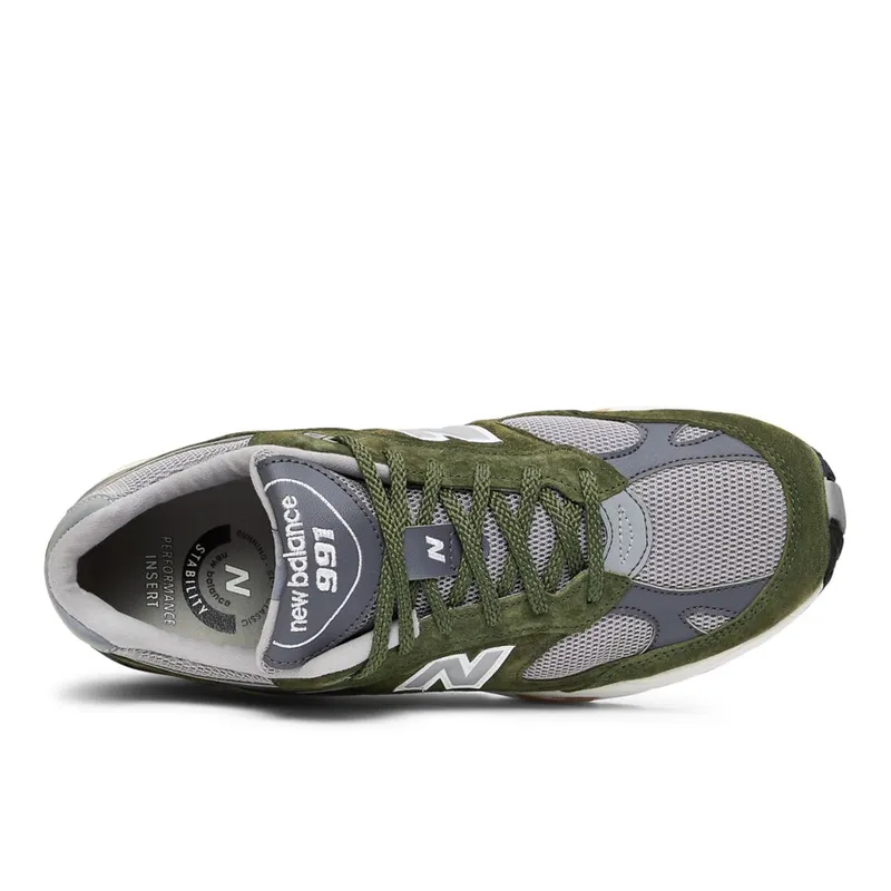 New Balance MADE in UK 991 Green / Grey / Tan (ML991V1-37387)