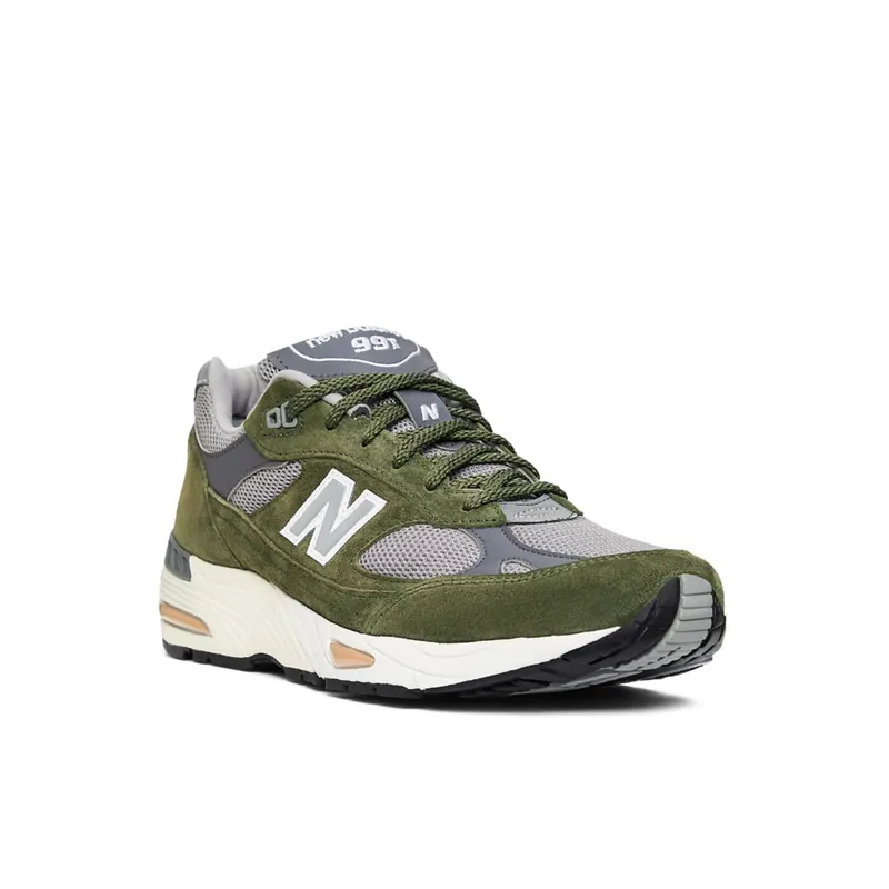 New Balance MADE in UK 991 Green / Grey / Tan (ML991V1-37387)
