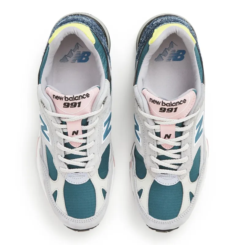 New Balance MADE in UK 991 Micro Chip / Pacific / Majolica Blue (ML991V1-39437)