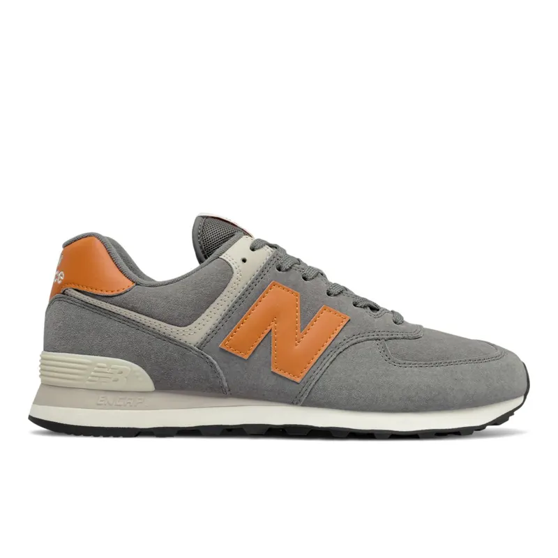 New Balance 574 Grey / Orange (ML574V2-37864)