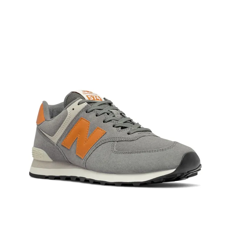 New Balance 574 Grey / Orange (ML574V2-37864)