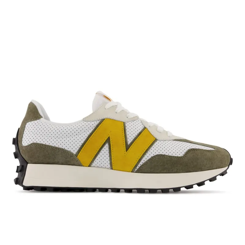 New Balance 327 White / Varsity Gold (MS327V1-39603)