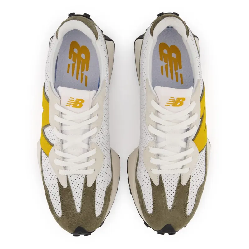 New Balance 327 White / Varsity Gold (MS327V1-39603)