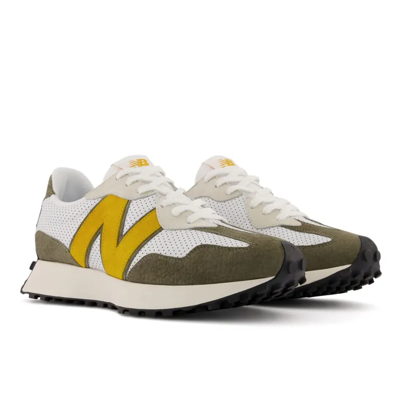 New Balance 327 White / Varsity Gold (MS327V1-39603)