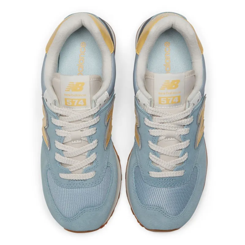 New Balance 574 Light Slate / Wheat Field (WL574V2-37828)