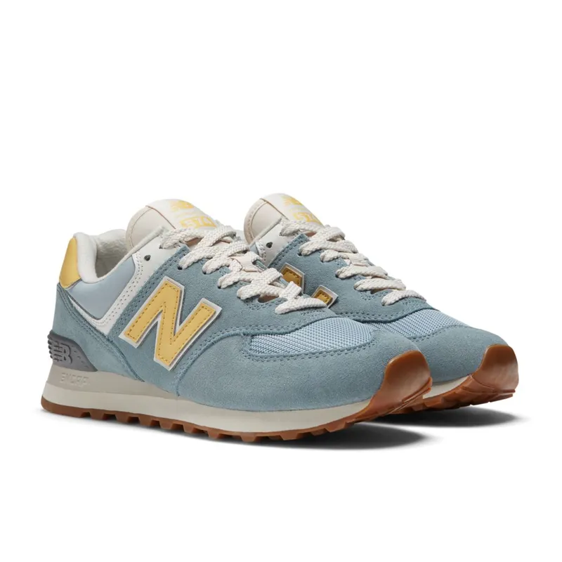 New Balance 574 Light Slate / Wheat Field (WL574V2-37828)