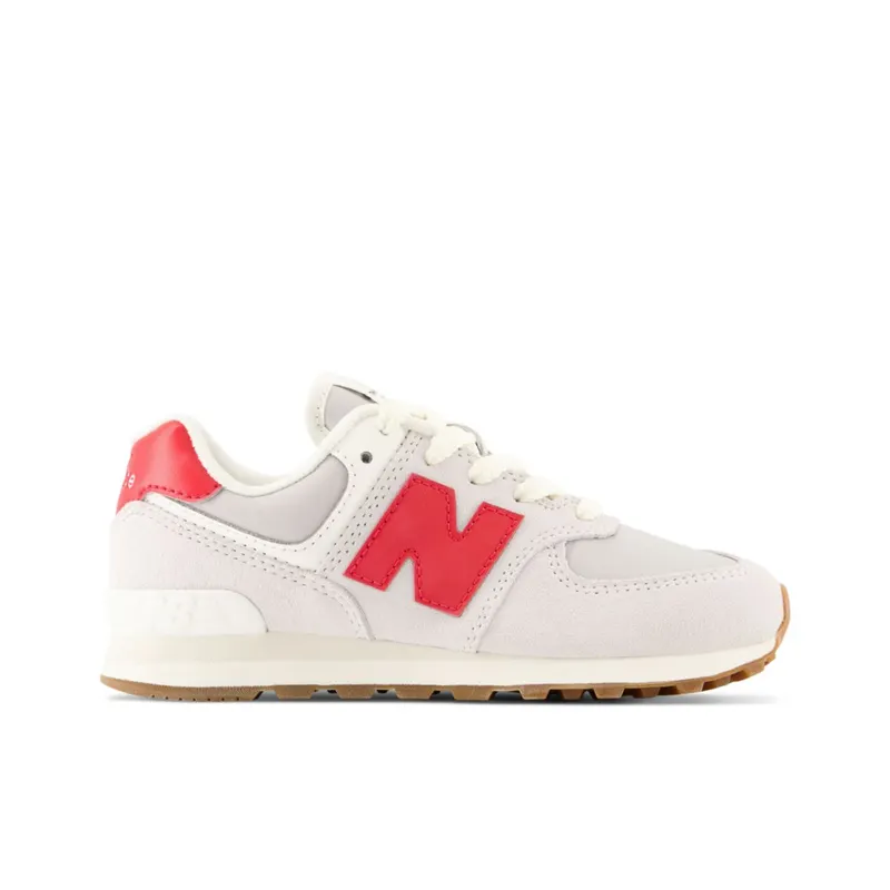 New Balance 574 Nimbus Cloud / Light Aluminum / True Red (PC574V1-39030)