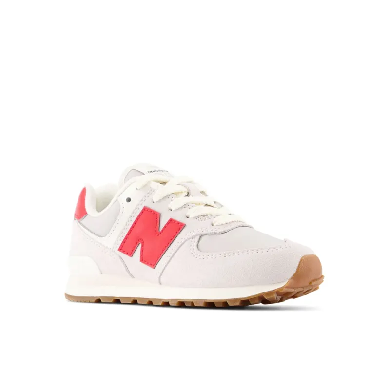 New Balance 574 Nimbus Cloud / Light Aluminum / True Red (PC574V1-39030)