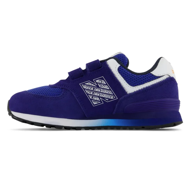 New Balance 574 Hook & Loop Blue / Marigold (PV574V1-37194)