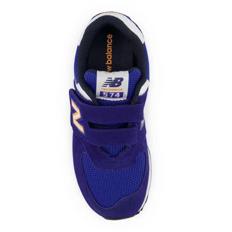 New Balance 574 Hook & Loop Blue / Marigold (PV574V1-37194)