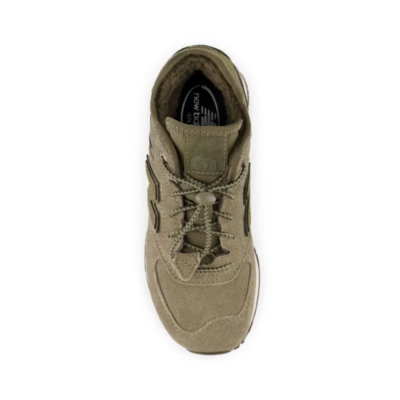 New Balance 574H Bungee Lace Dark Camo / Moonbeam (PV574HV1-39295)