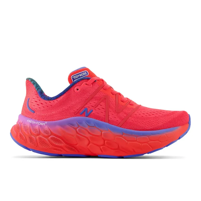 New Balance Fresh Foam X More v4 Electric Red / Bright Lapis (WMORV4-42151)