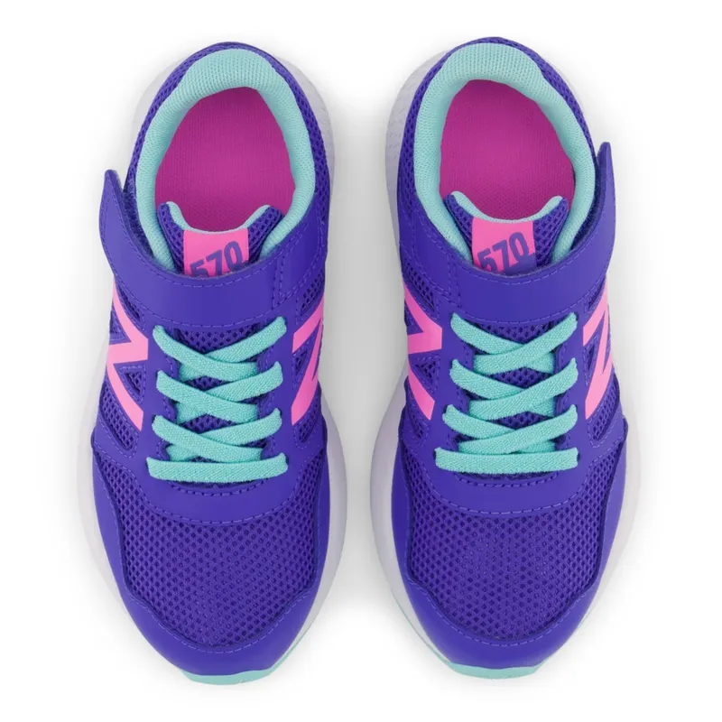 New Balance 570v2 Bungee Aura / Surf / Vibrant Pink (YT570V2-38102)
