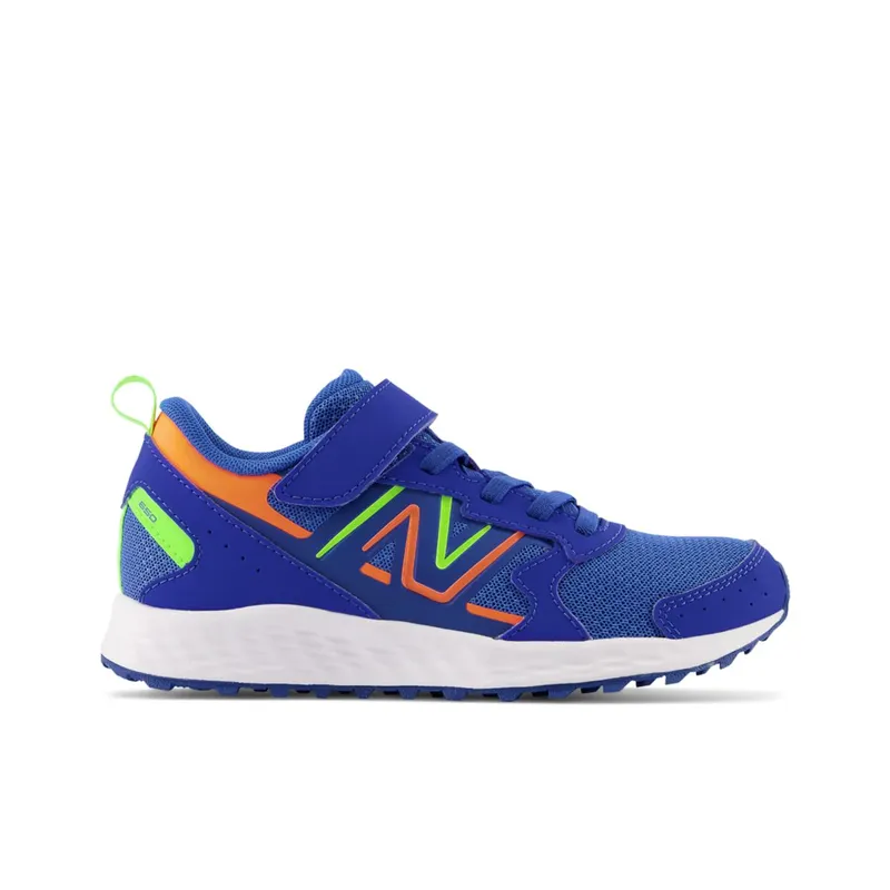 New Balance Fresh Foam 650 Bungee Lace with Top Strap Cobalt / Pixel Green / Blaze Orange (YU650V1-40305)