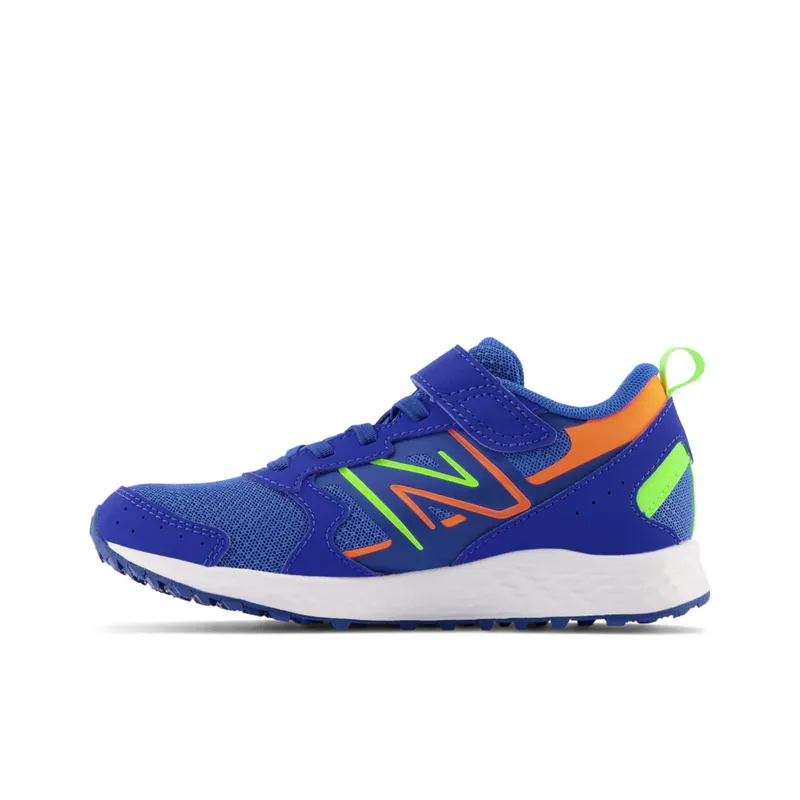 New Balance Fresh Foam 650 Bungee Lace with Top Strap Cobalt / Pixel Green / Blaze Orange (YU650V1-40305)