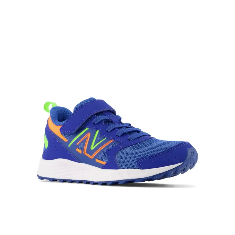 New Balance Fresh Foam 650 Bungee Lace with Top Strap Cobalt / Pixel Green / Blaze Orange (YU650V1-40305)