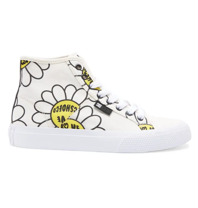 DC Shoes Manual white/black/flower (ADJS300275-WBF)