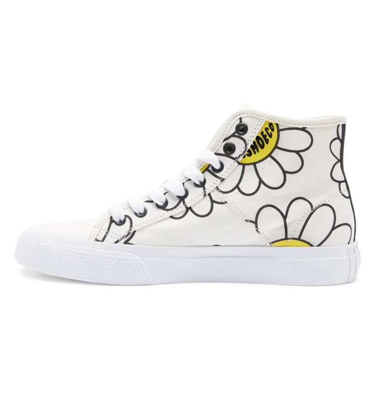 DC Shoes Manual white/black/flower (ADJS300275-WBF)