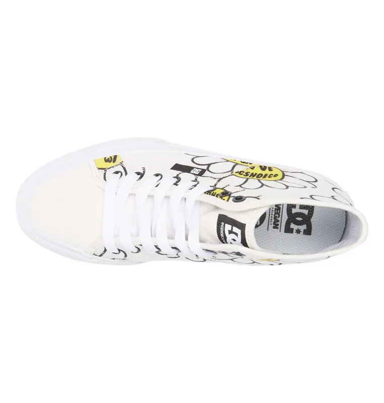 DC Shoes Manual white/black/flower (ADJS300275-WBF)