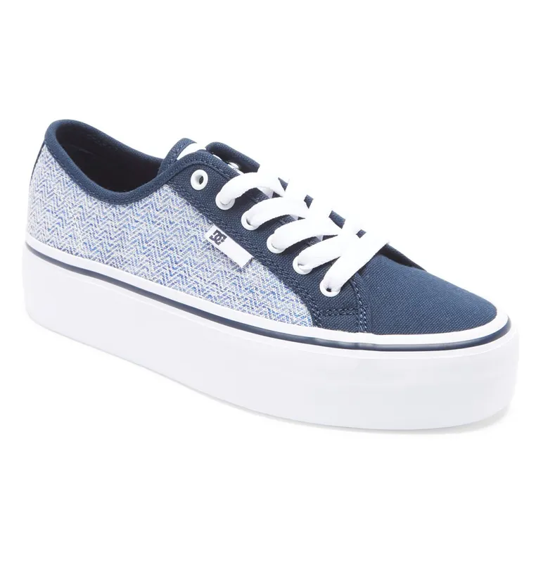DC Shoes Manual Platform blue/white (ADJS300280-BWT)
