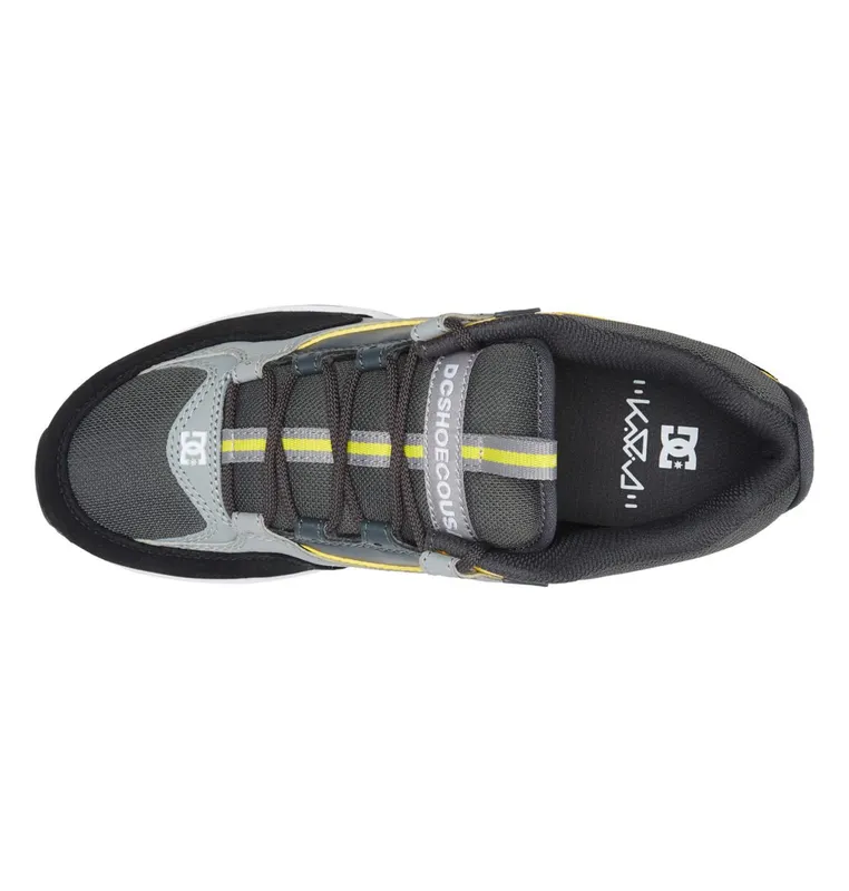 DC Shoes Kalis Lite black/grey/yellow (ADYS100291-XKSY)