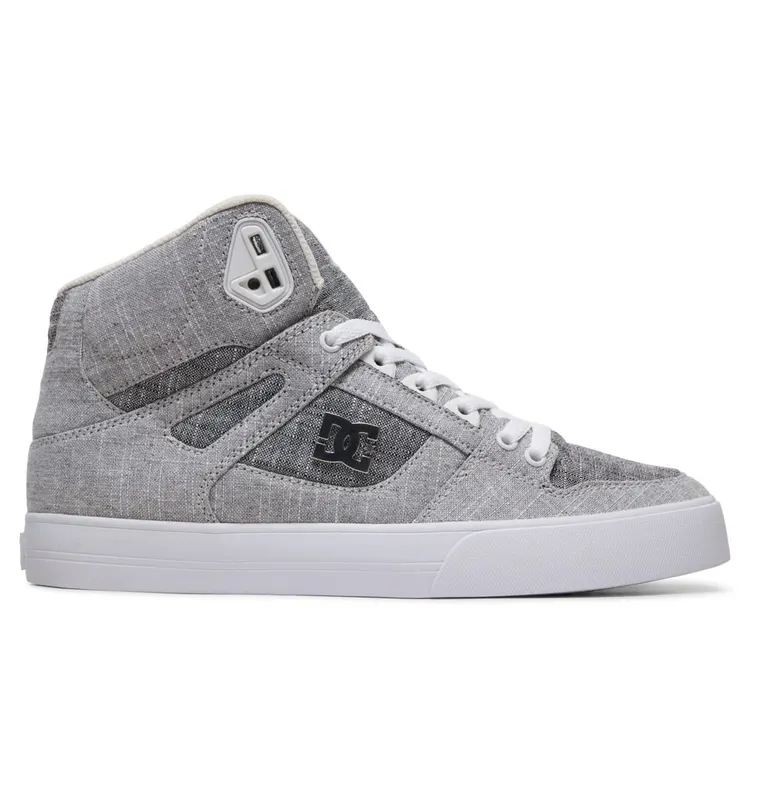 DC Shoes Pure Hi Wc Tx Se grey/grey/white (ADYS400046-XSSW)