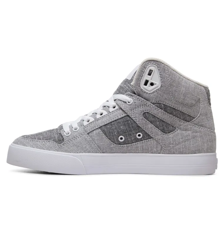 DC Shoes Pure Hi Wc Tx Se grey/grey/white (ADYS400046-XSSW)
